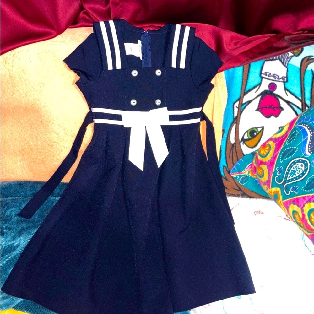 Gorgeous Bonnie Jean Girls Sailor Dress